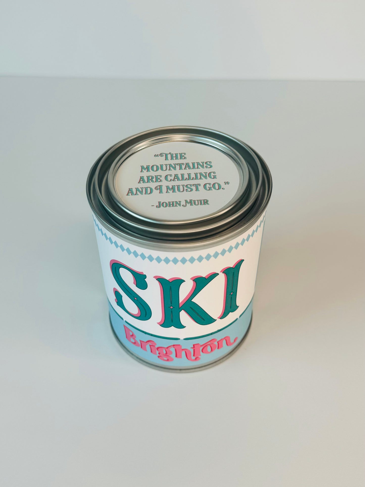 Ski Brighton - Paint Tin Candle