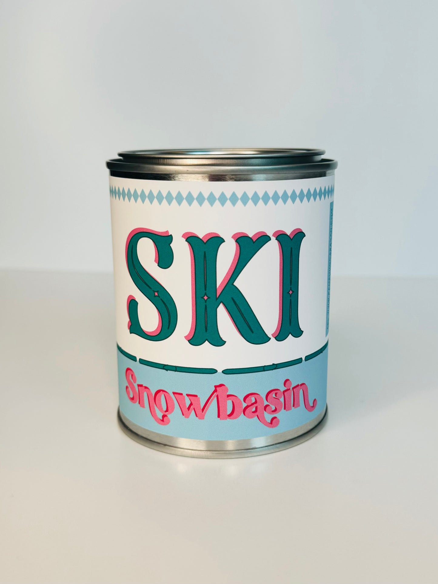 Ski Snowbasin - Paint Tin Candle
