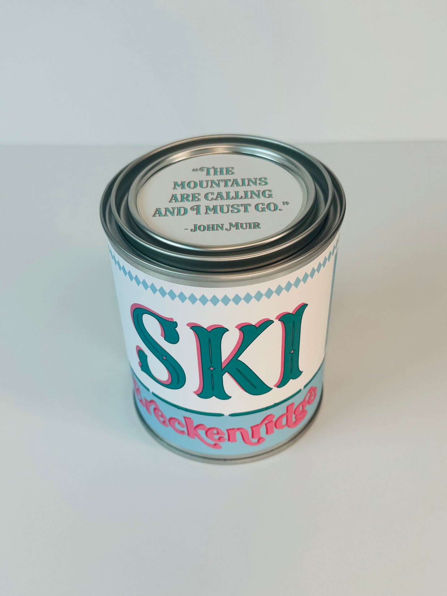 Ski Breckenridge - Paint Tin Candle