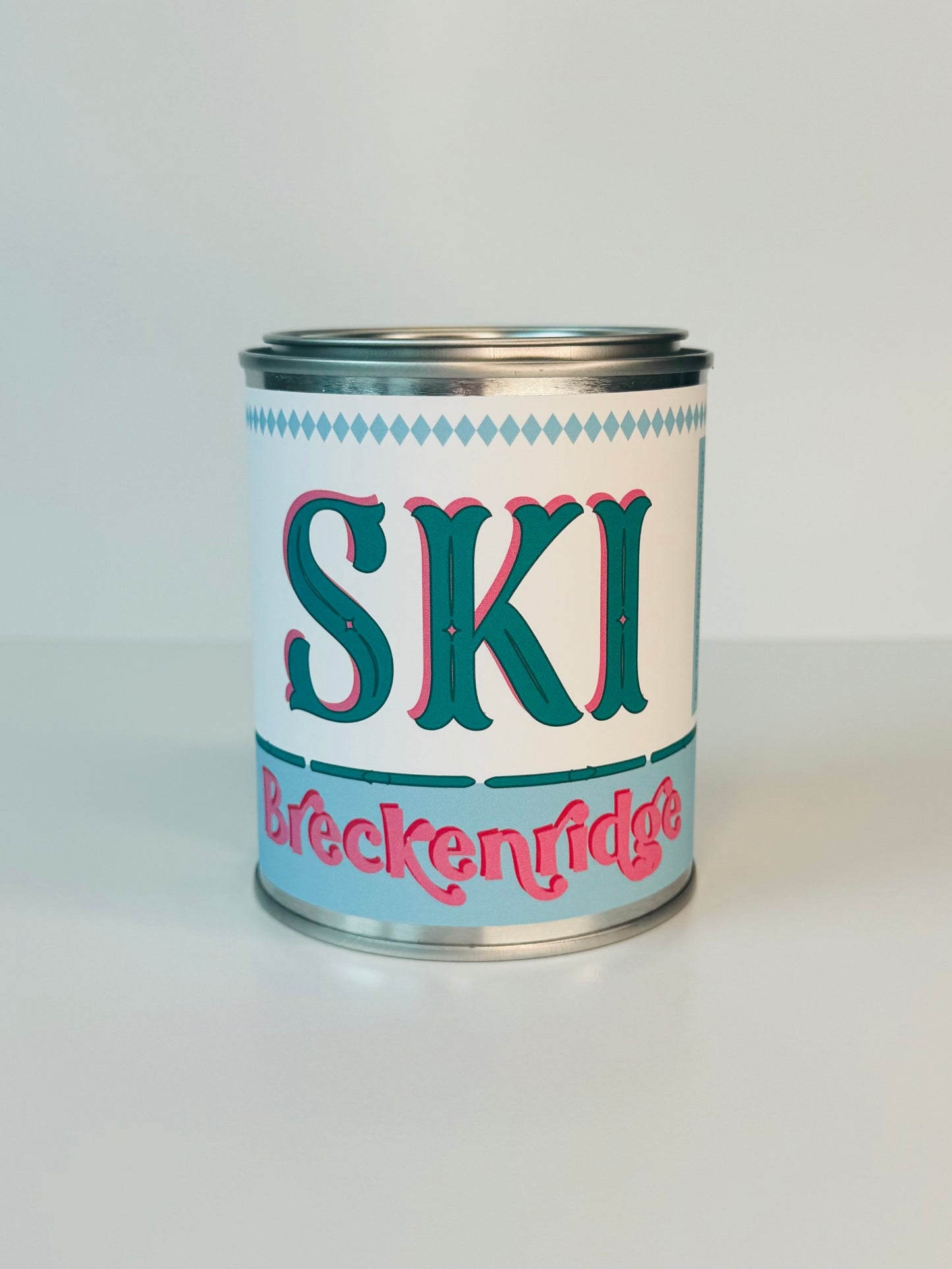 Ski Breckenridge - Paint Tin Candle