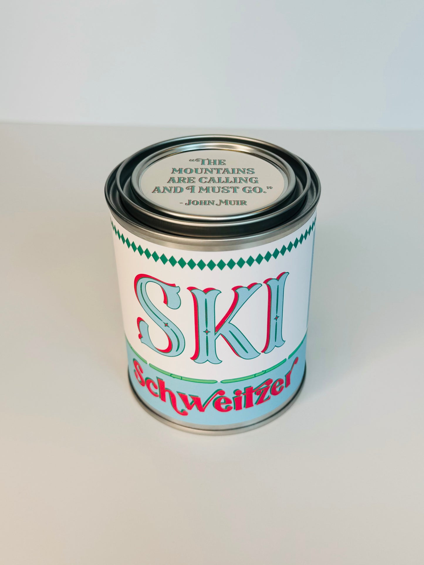 Ski Schweitzer - Paint Tin Candle