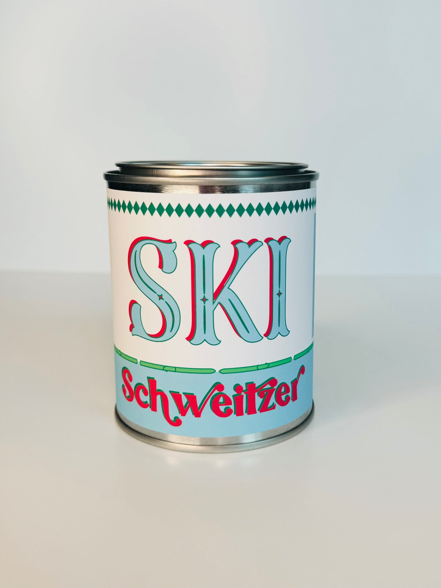 Ski Schweitzer - Paint Tin Candle