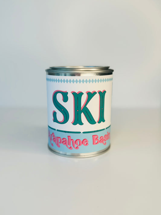 Ski Arapahoe Basin - Paint Tin Candle