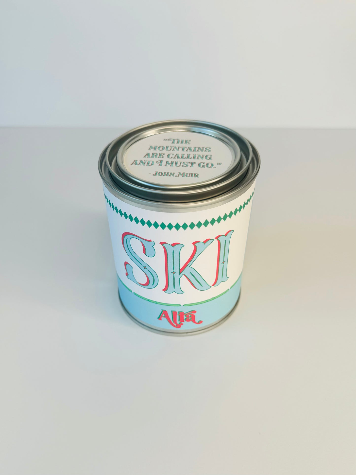 Ski Alta - Paint Tin Candle