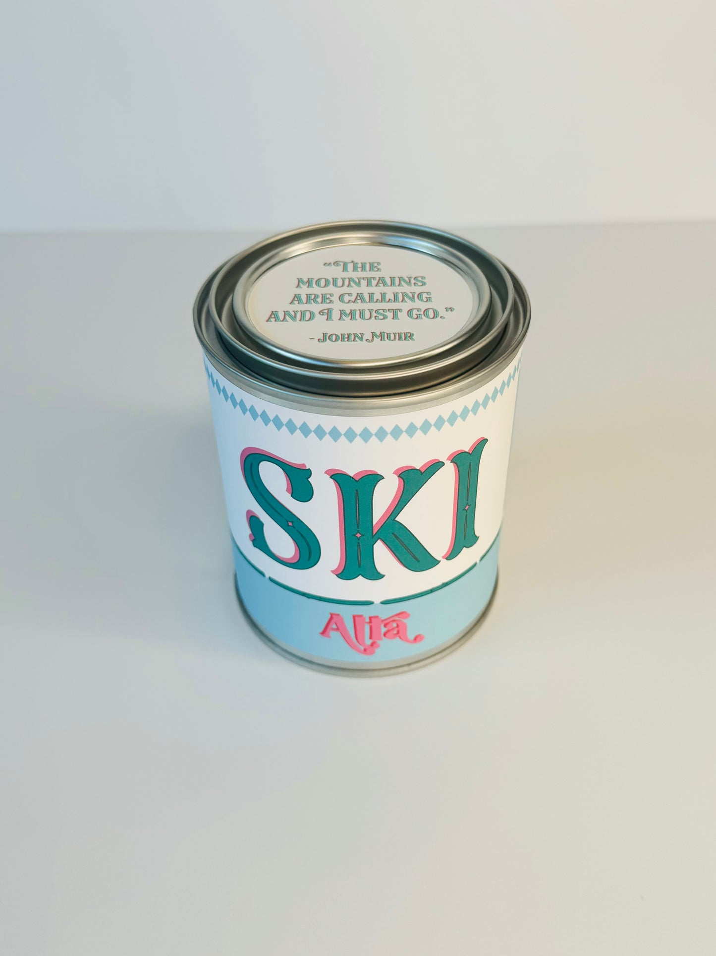 Ski Alta - Paint Tin Candle