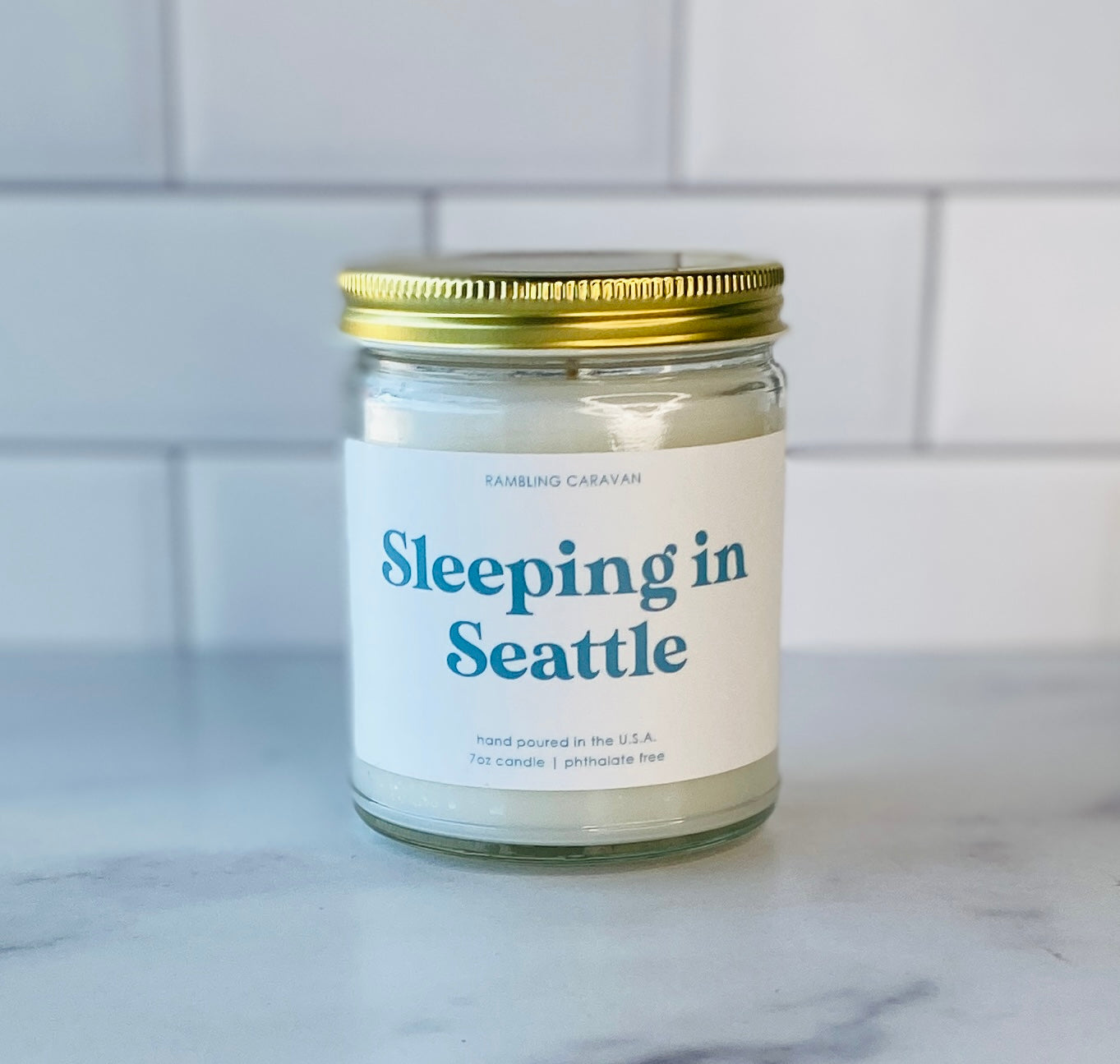 Sleeping in Seattle Candle