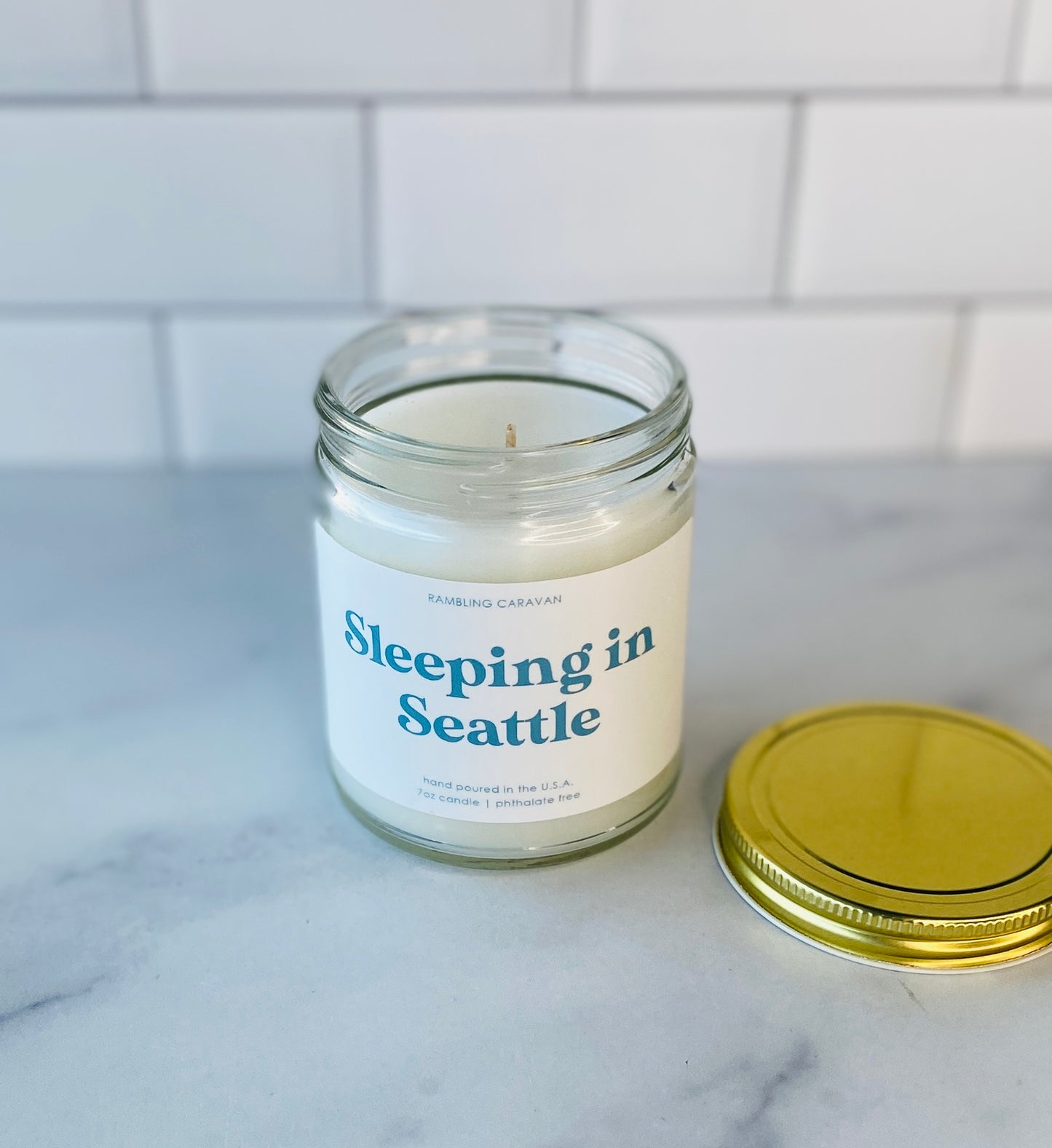 Sleeping in Seattle Candle