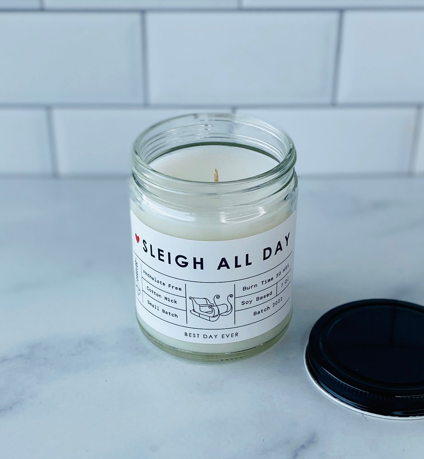 Sleigh All Day Candle