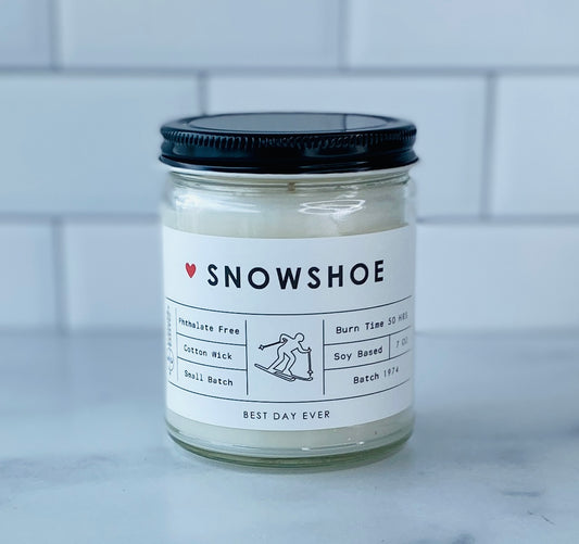 Snowshoe, WV Candle