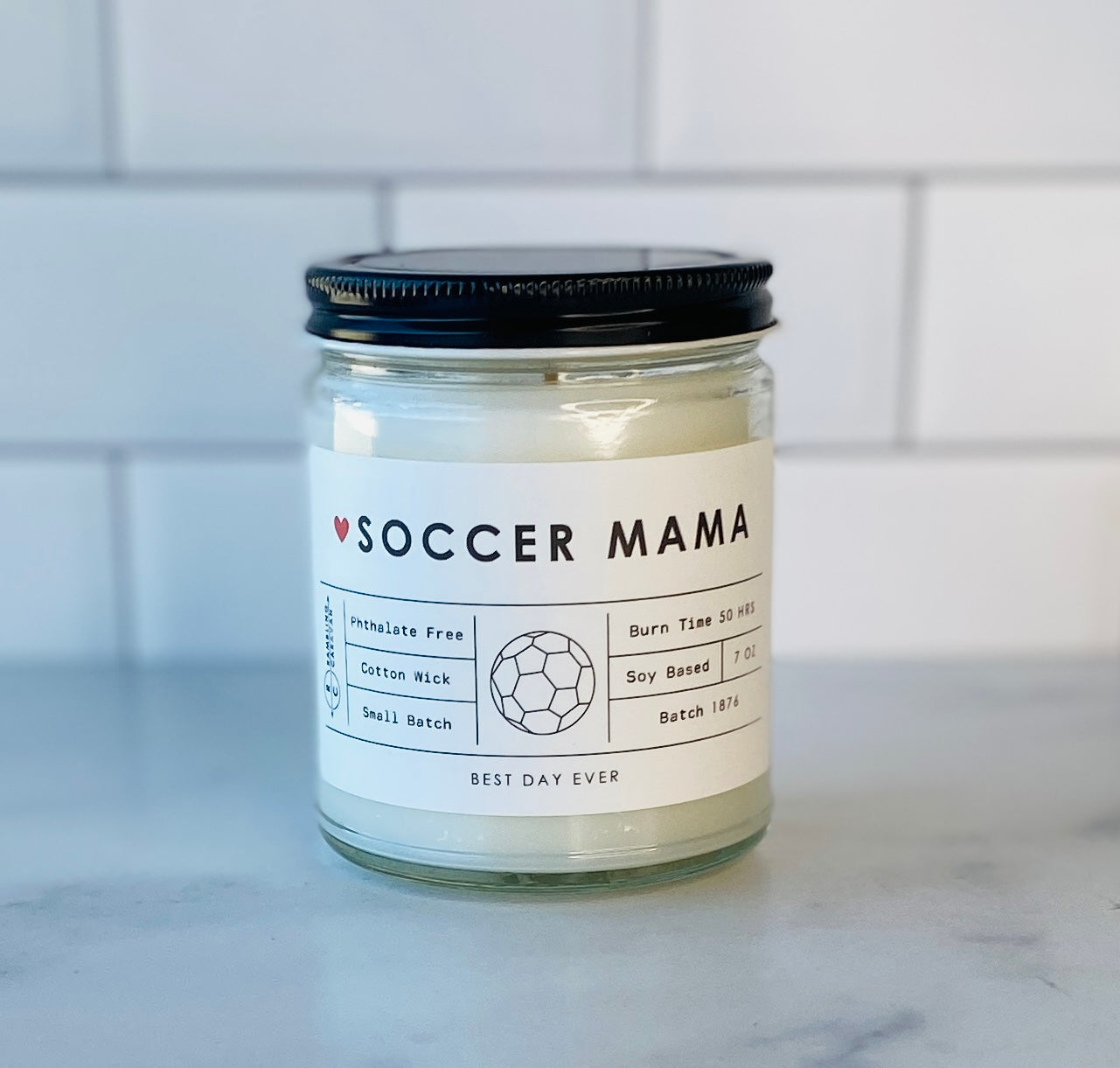 Soccer Mama Candle
