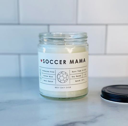 Soccer Mama Candle