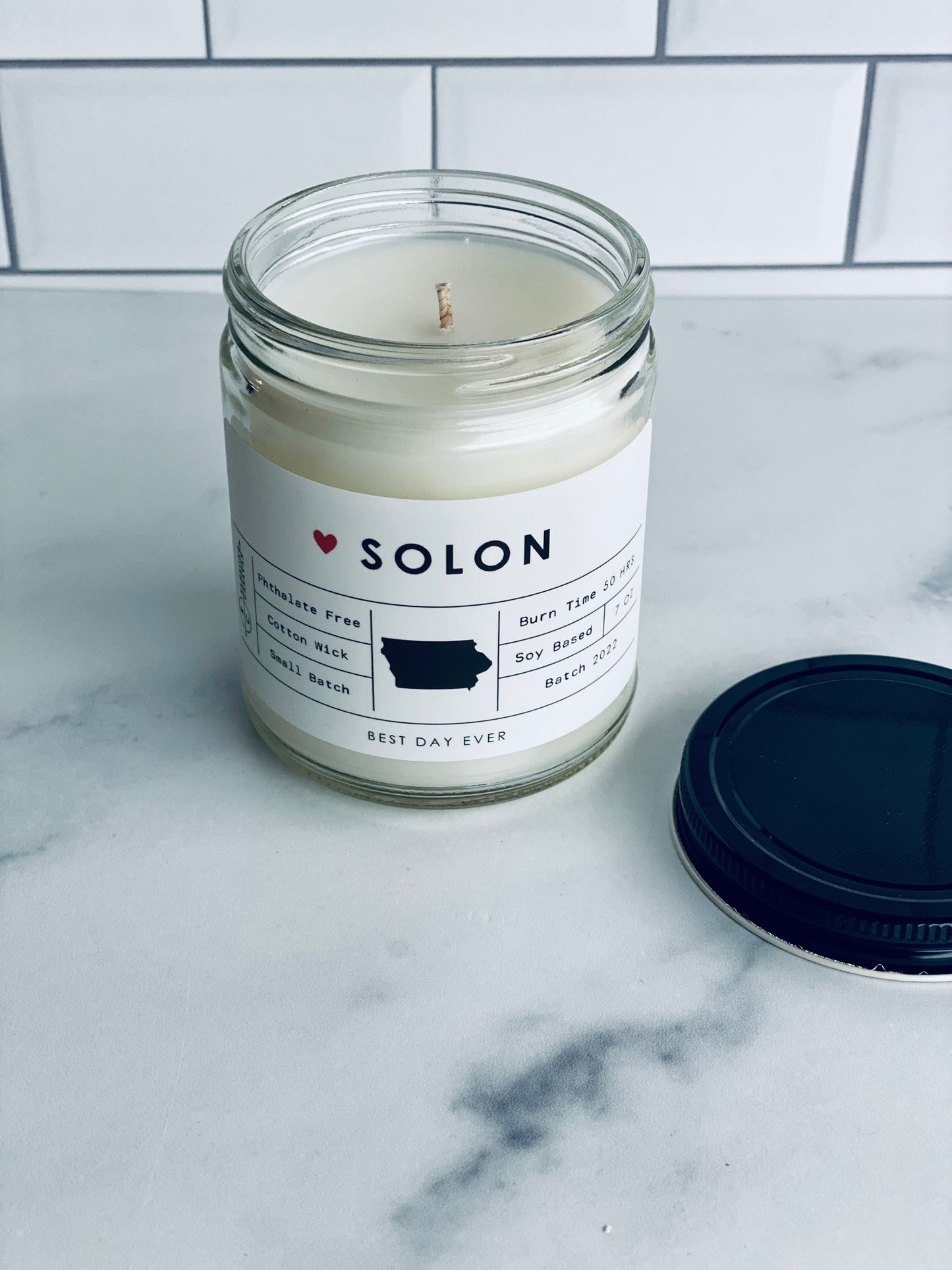 Solon, IA Candle