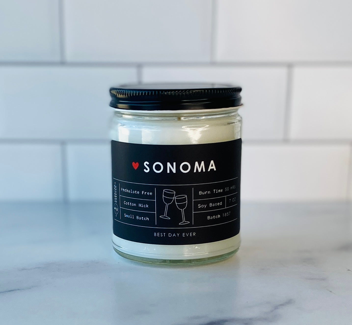 Sonoma, CA Candle