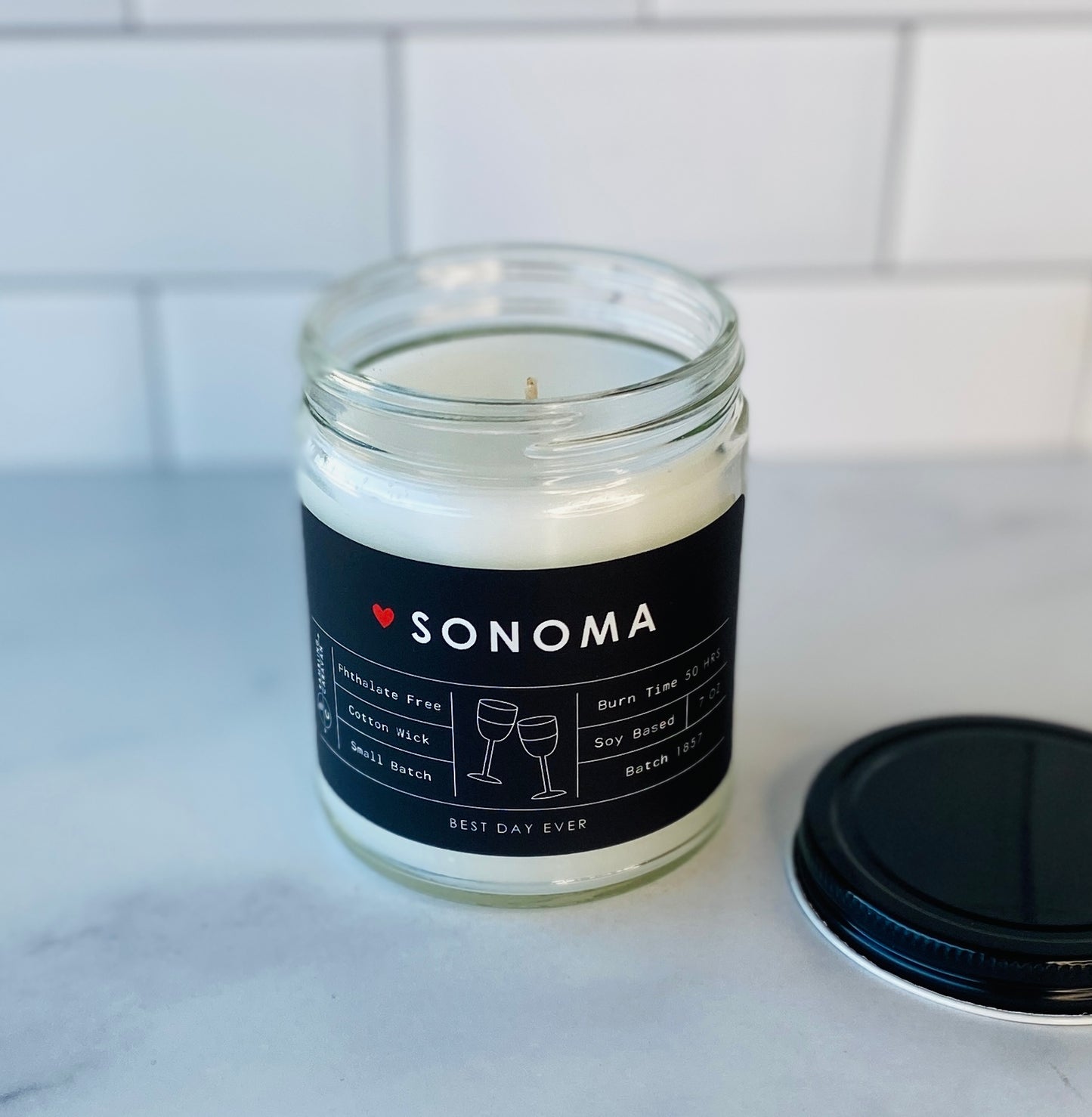 Sonoma, CA Candle