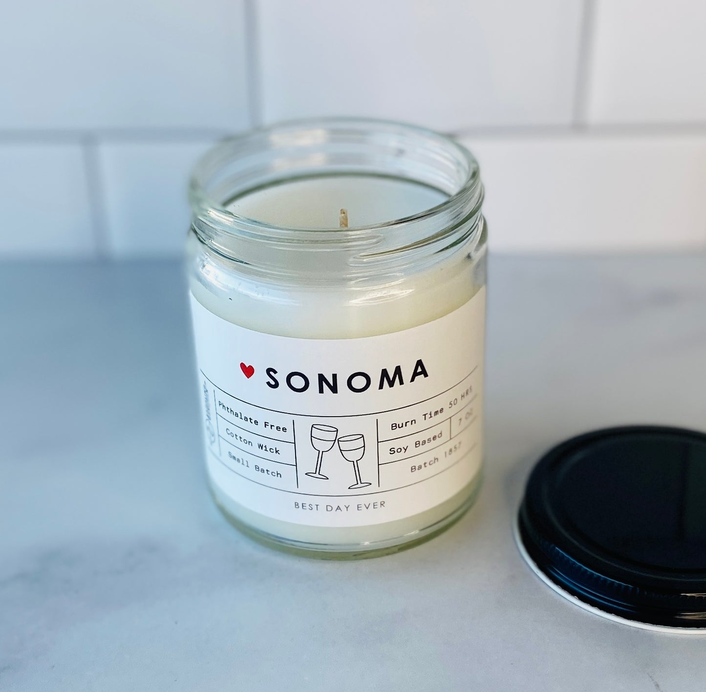 Sonoma, CA Candle