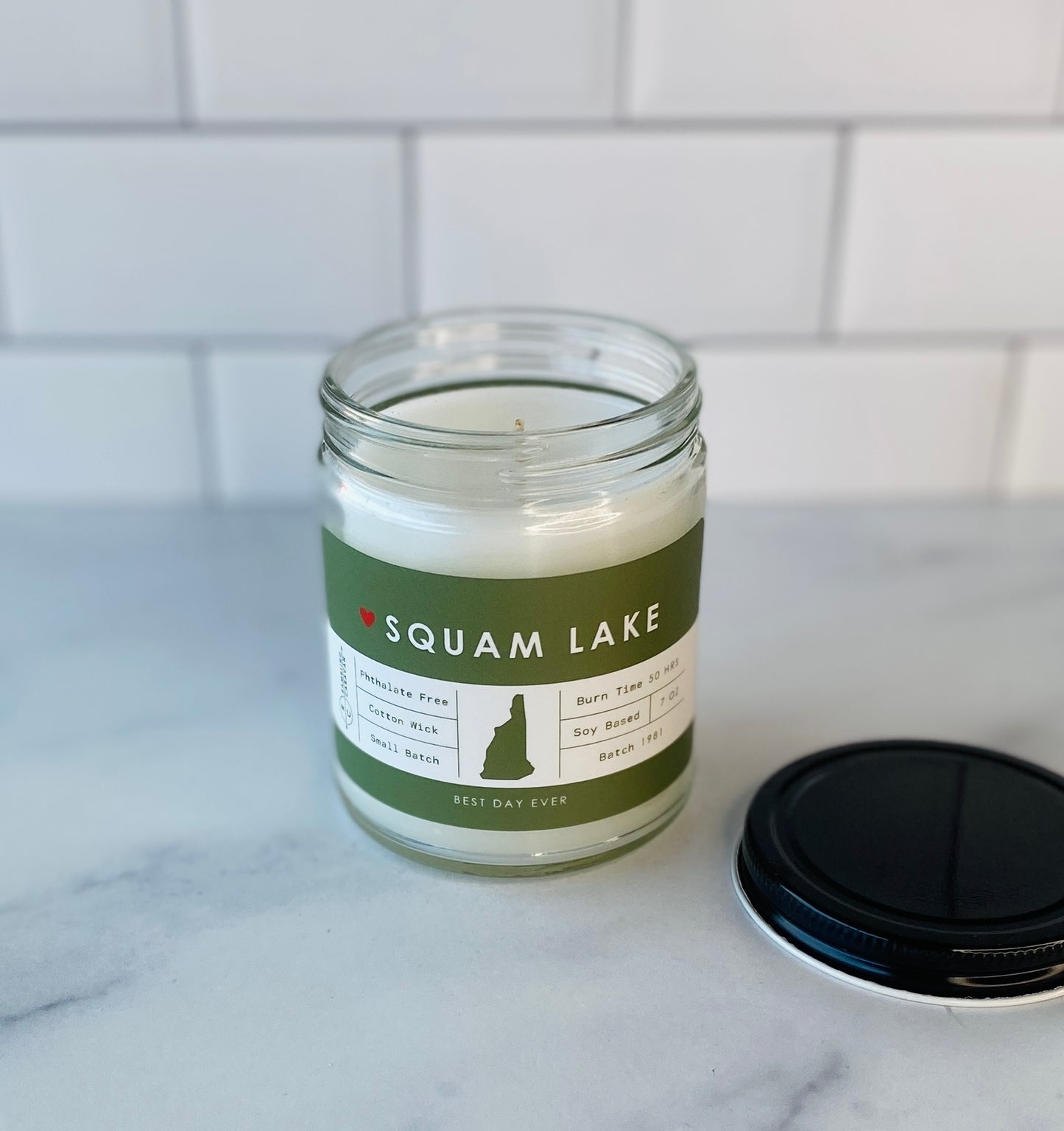 Squam Lake, NH Candle