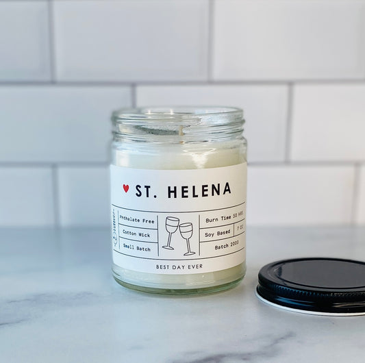 St. Helena, CA Candle