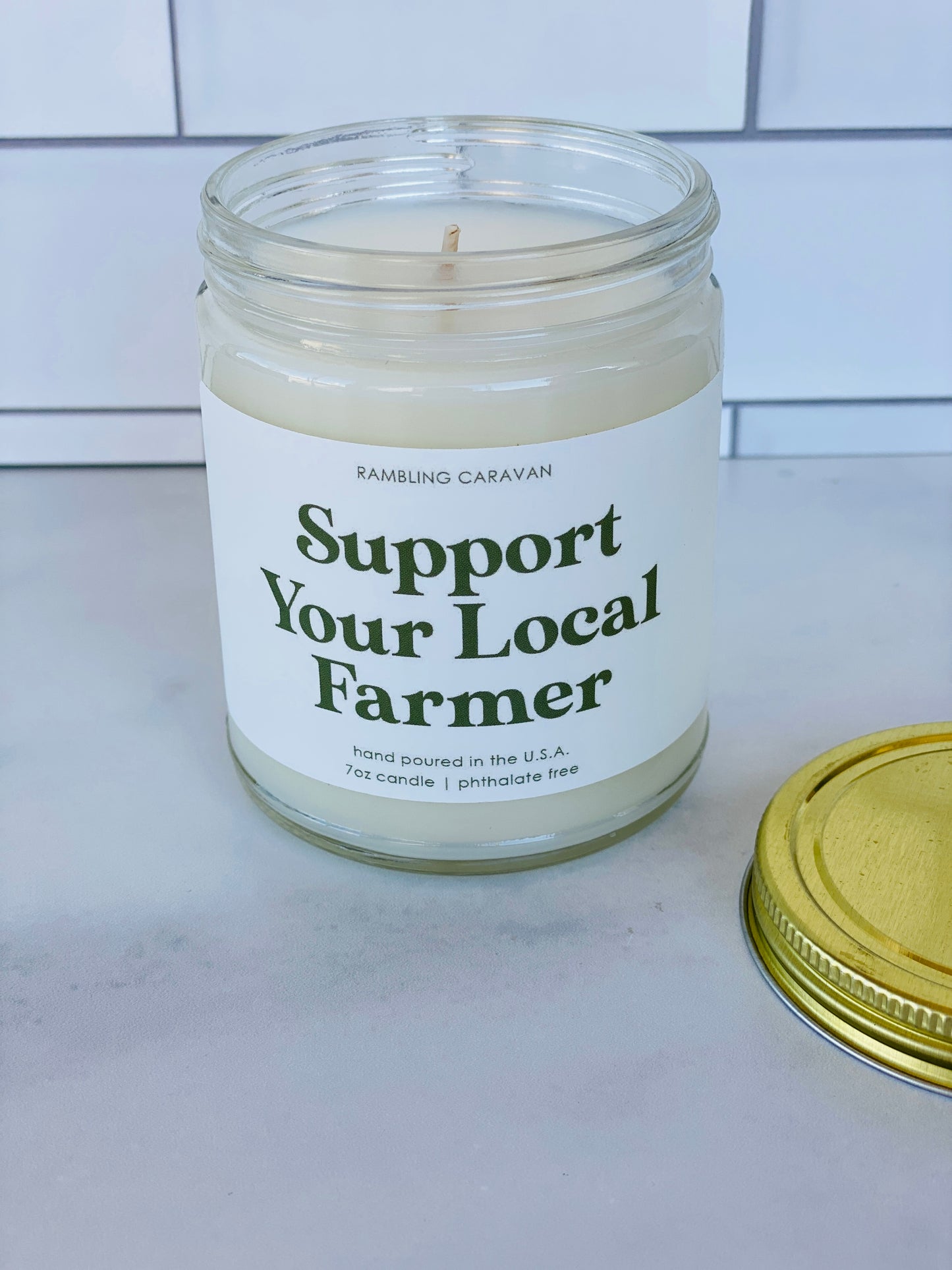 Support Your Local Farmer Candle