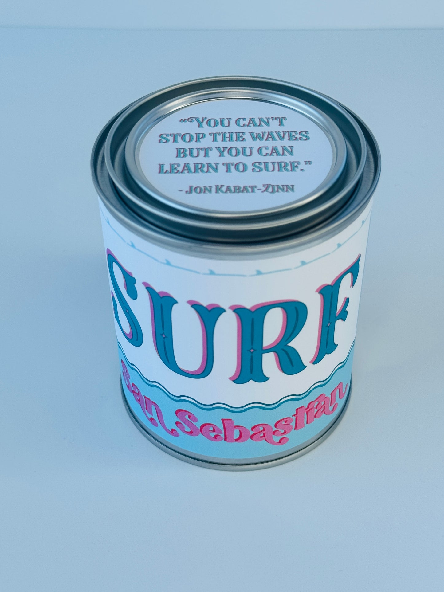 Surf San Sebastian - Paint Tin Candle