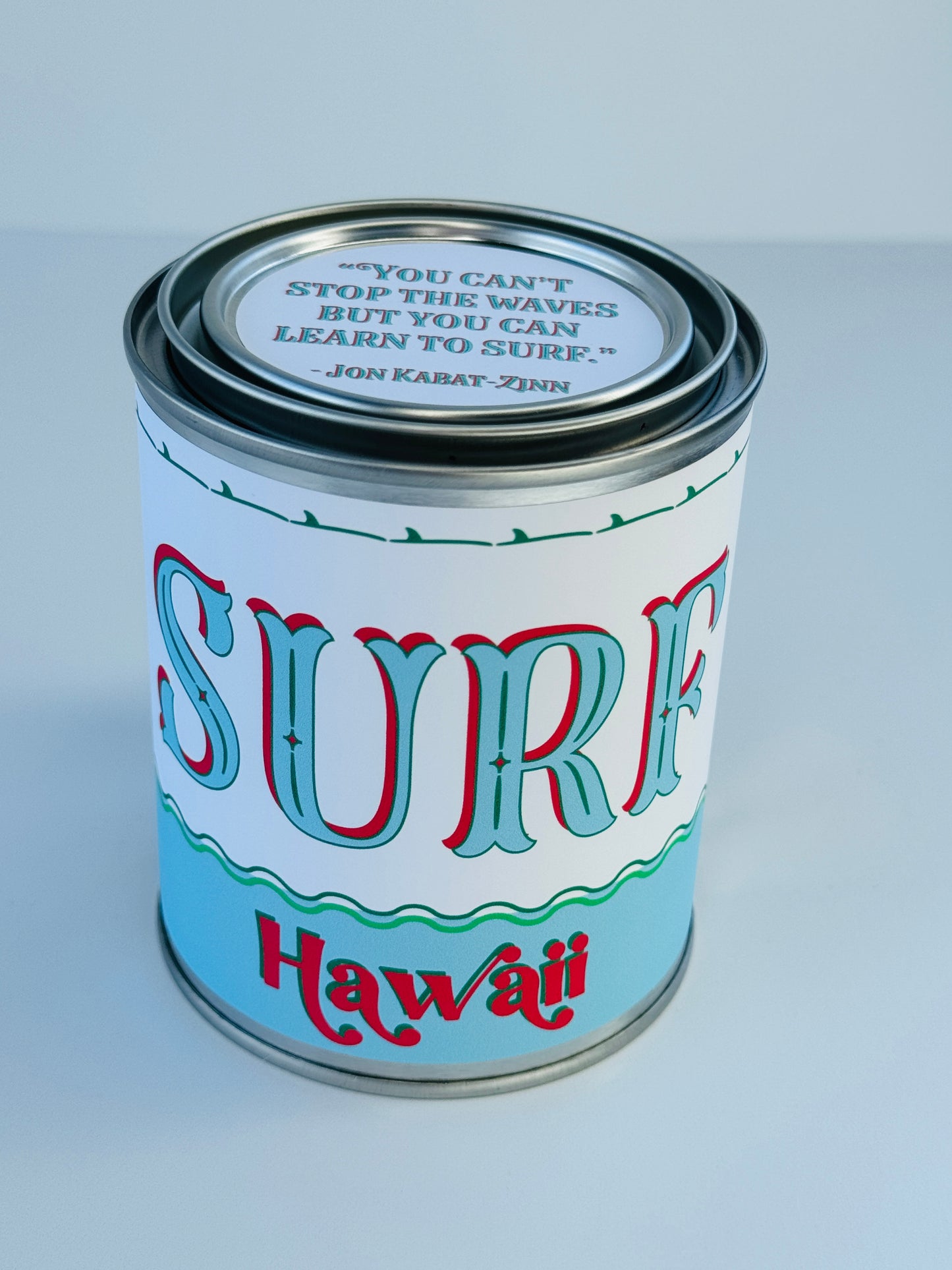 Surf Hawaii - Paint Tin Candle
