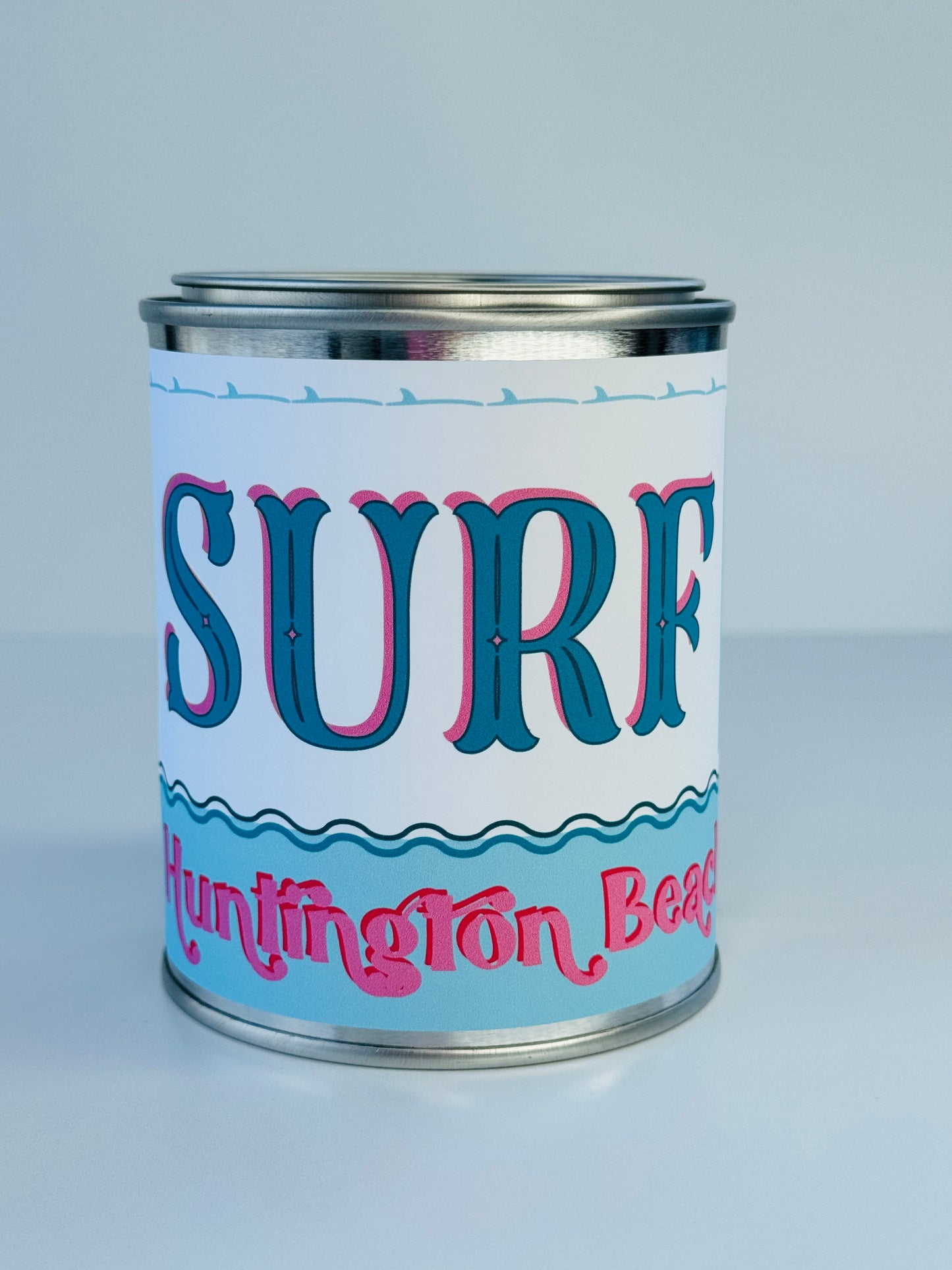 Surf Huntington Beach - Paint Tin Candle