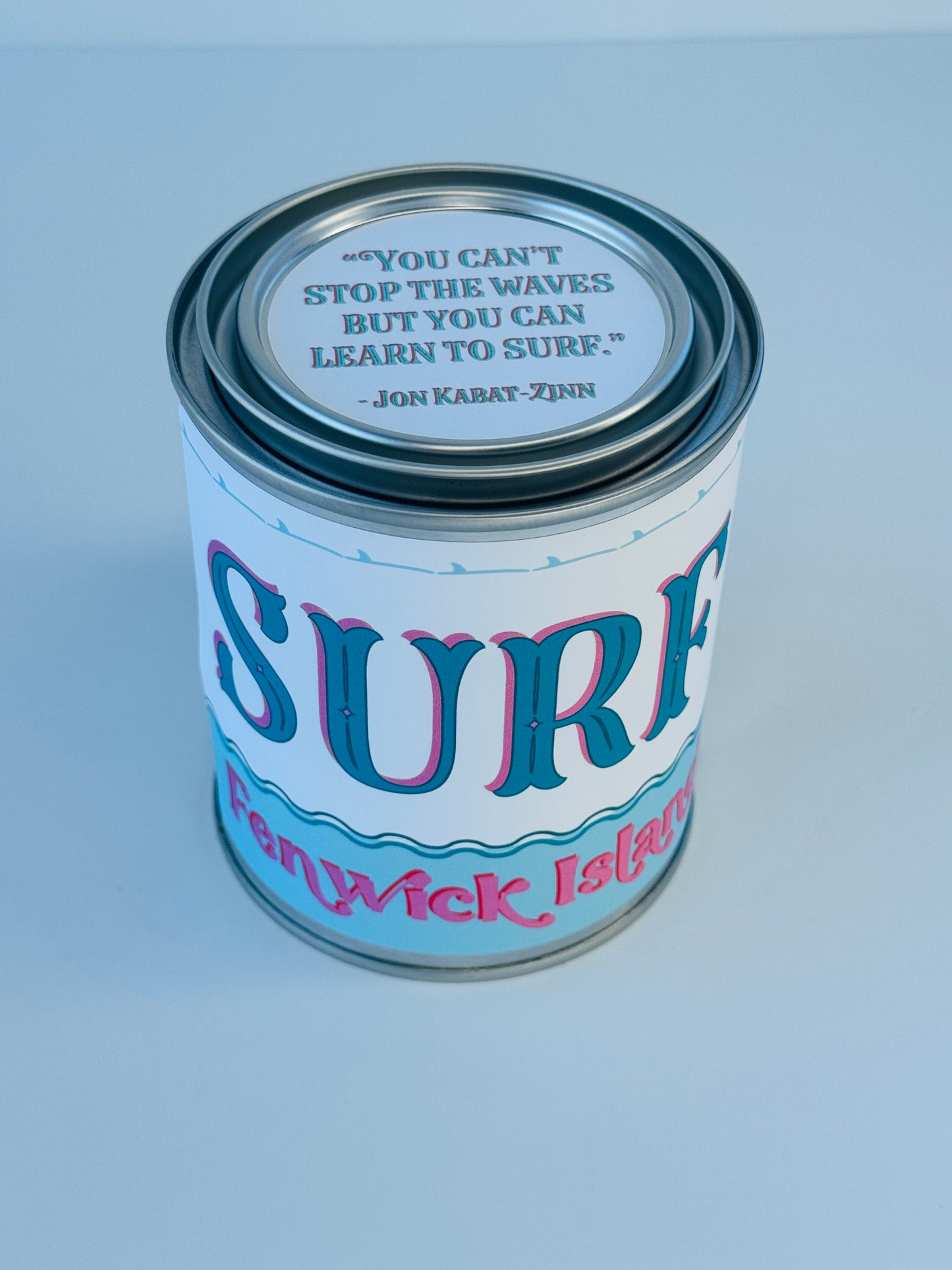 Surf Fenwick Island - Paint Tin Candle