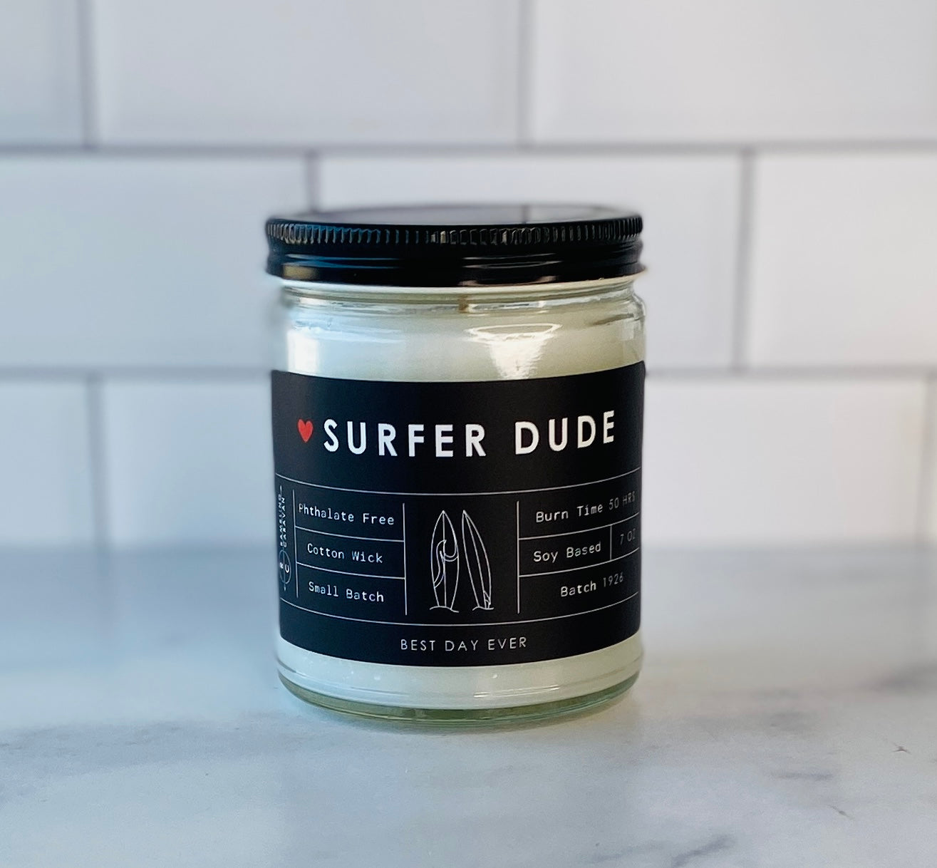 Surfer Dude Candle