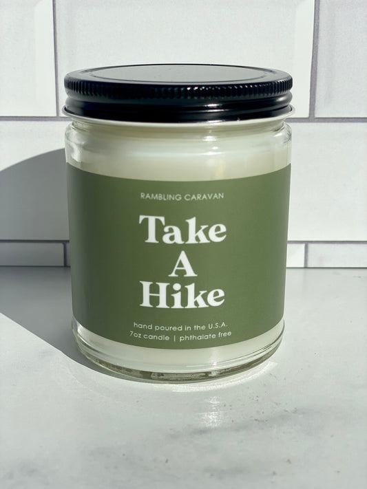Take A Hike Candle