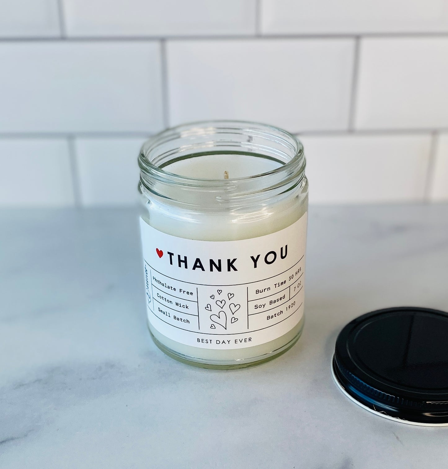 Thank You Candle