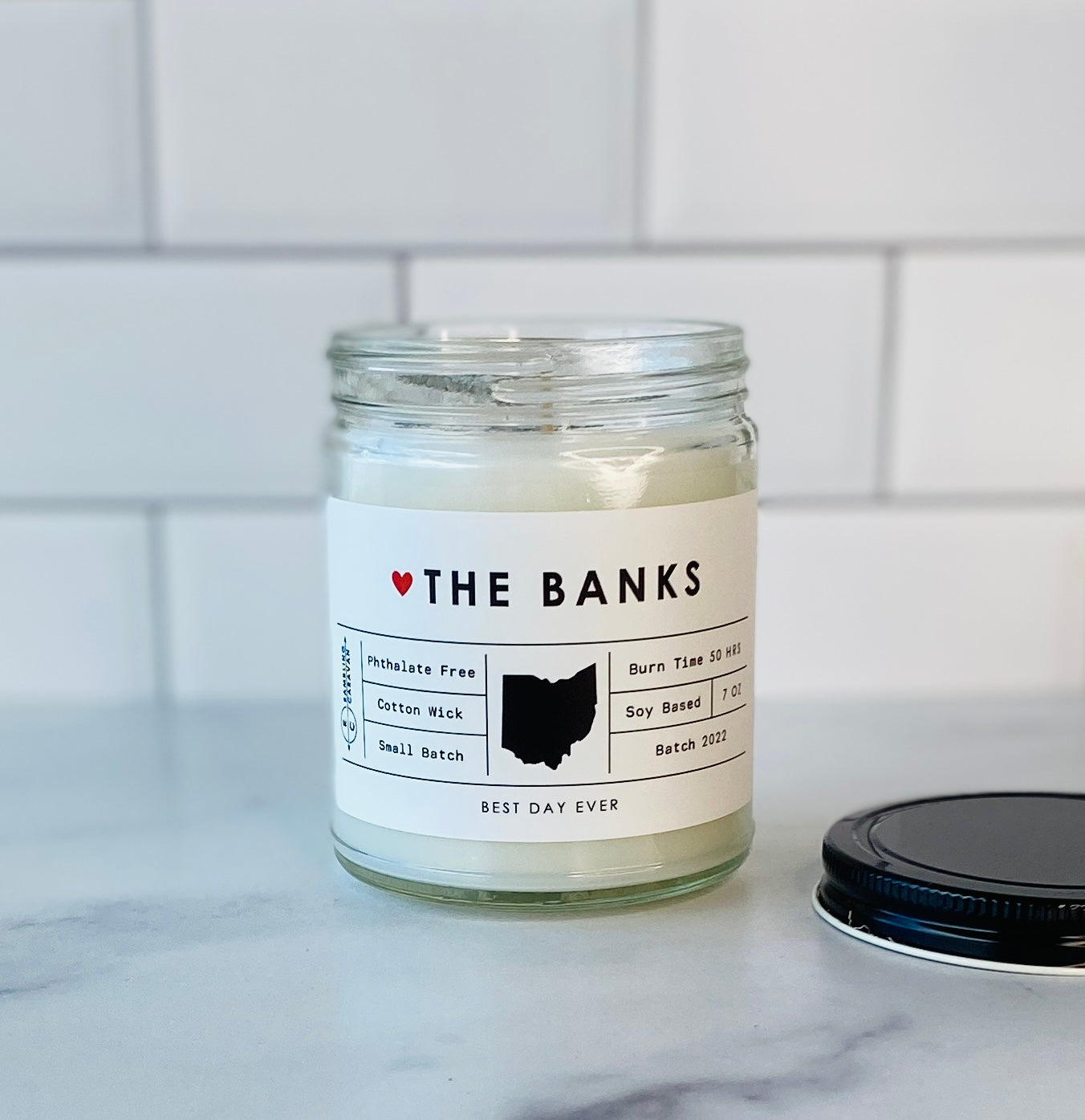 The Banks, Cincinnati, OH Candle