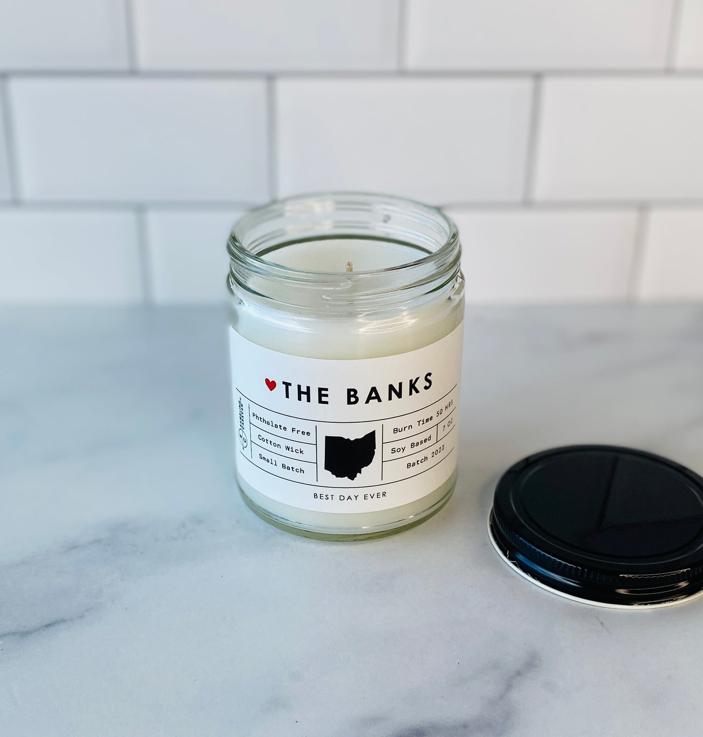 The Banks, Cincinnati, OH Candle