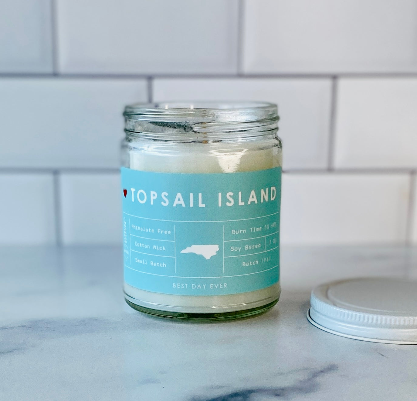 Topsail Island, NC Candle