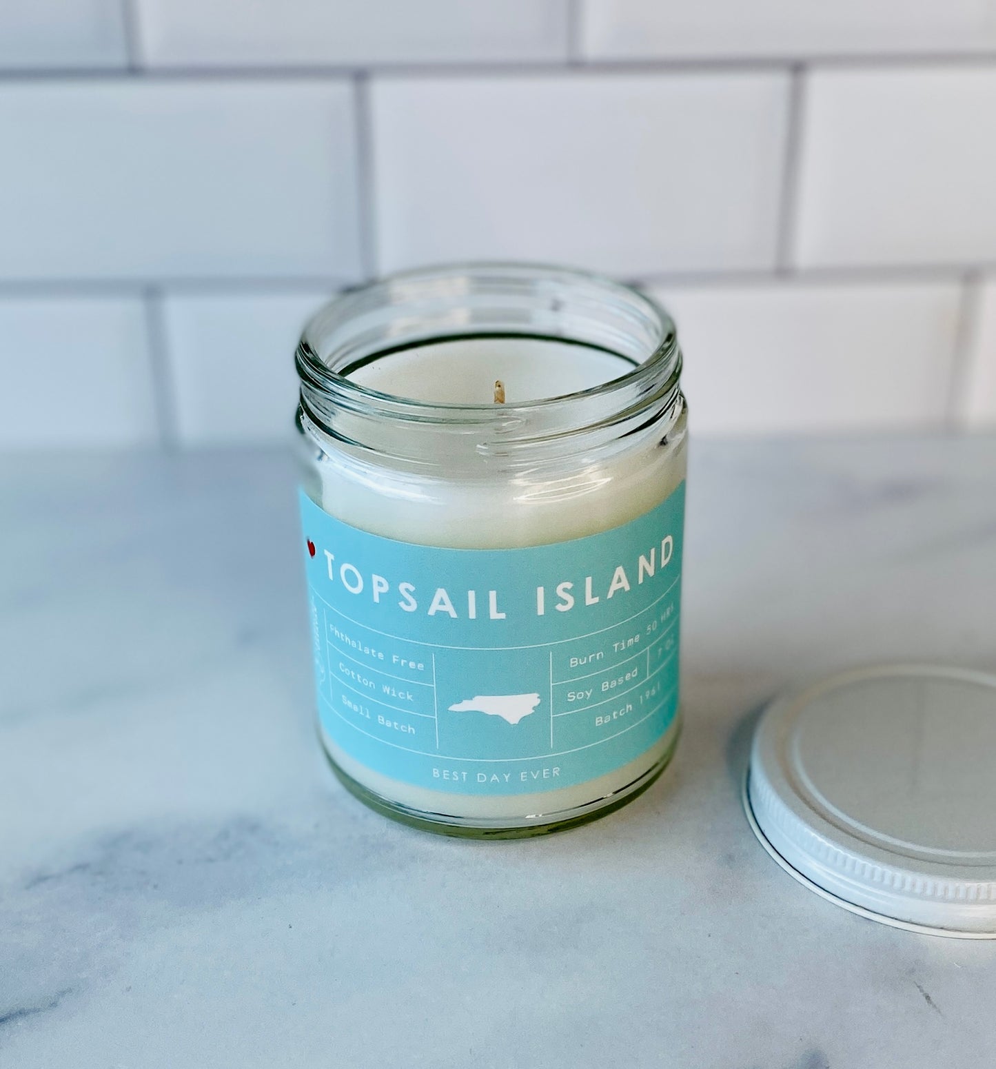 Topsail Island, NC Candle