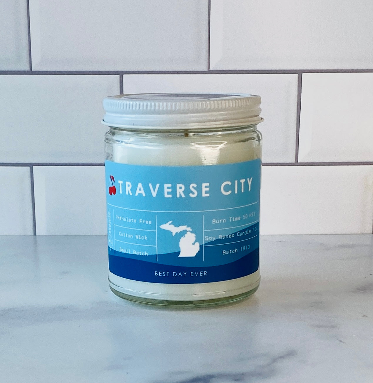 Traverse City, MI Candle