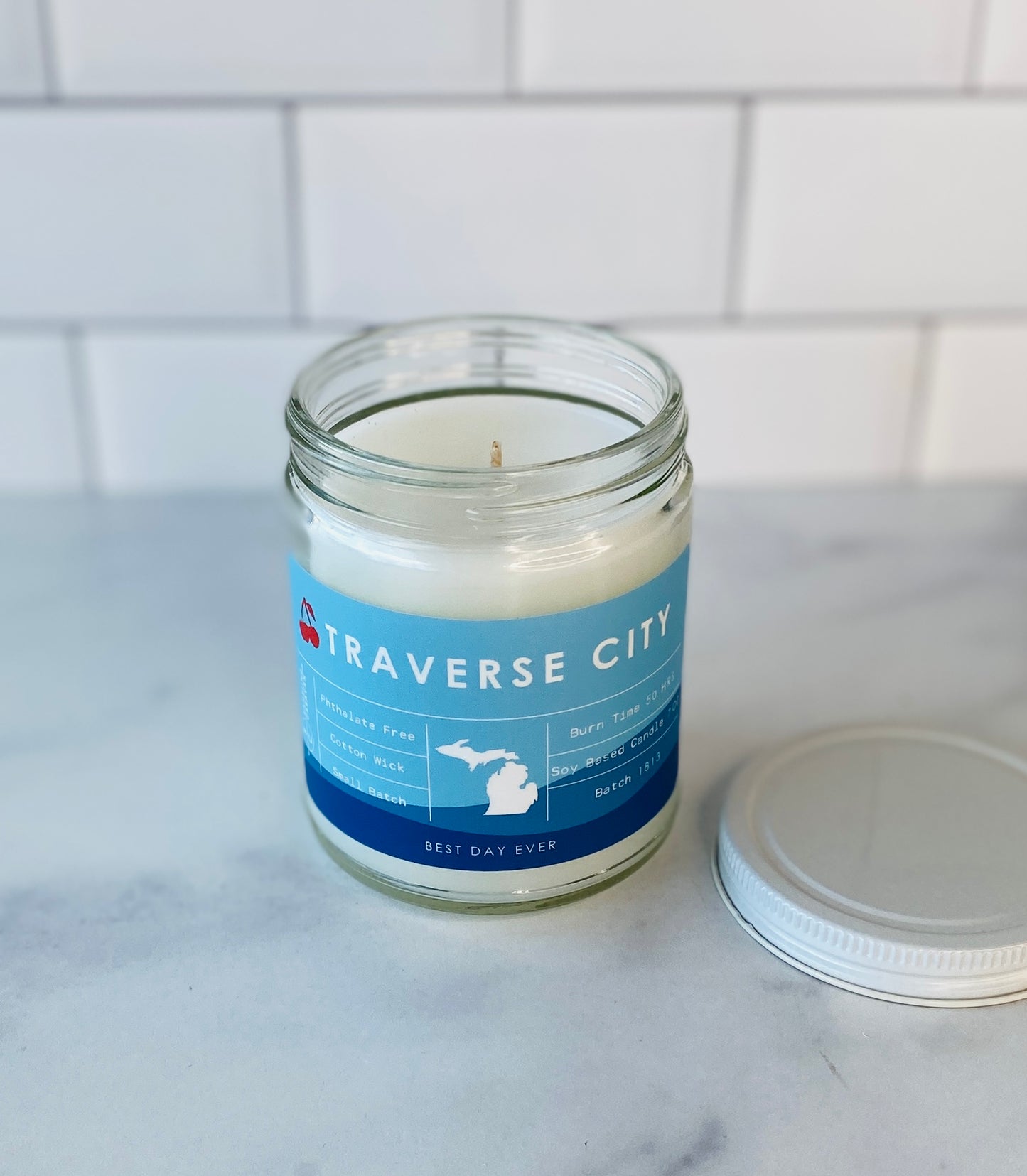 Traverse City, MI Candle