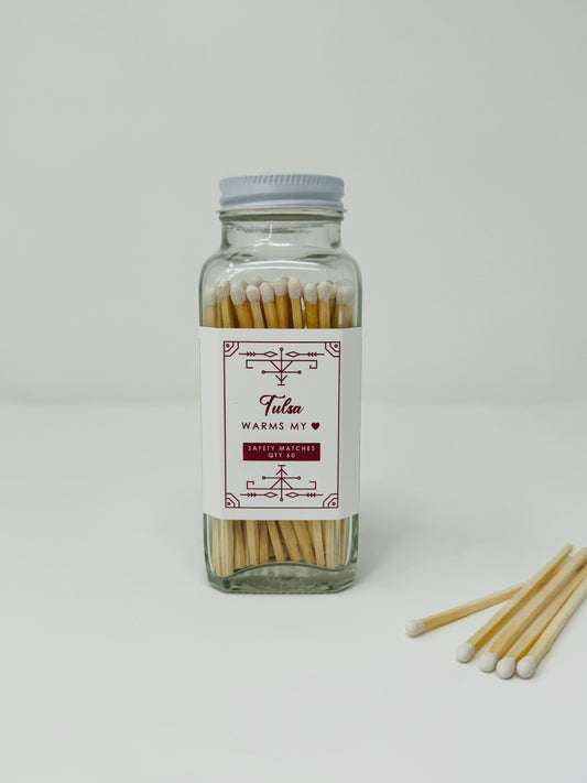 Tulsa Safety Matches - Tulsa Warms My Heart