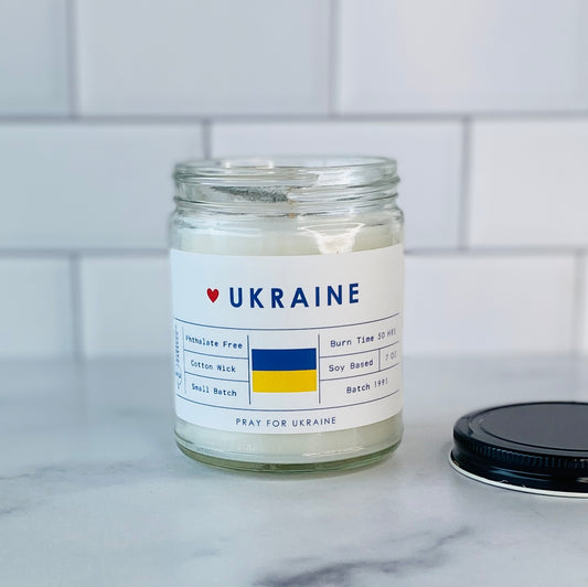 Ukraine Candle