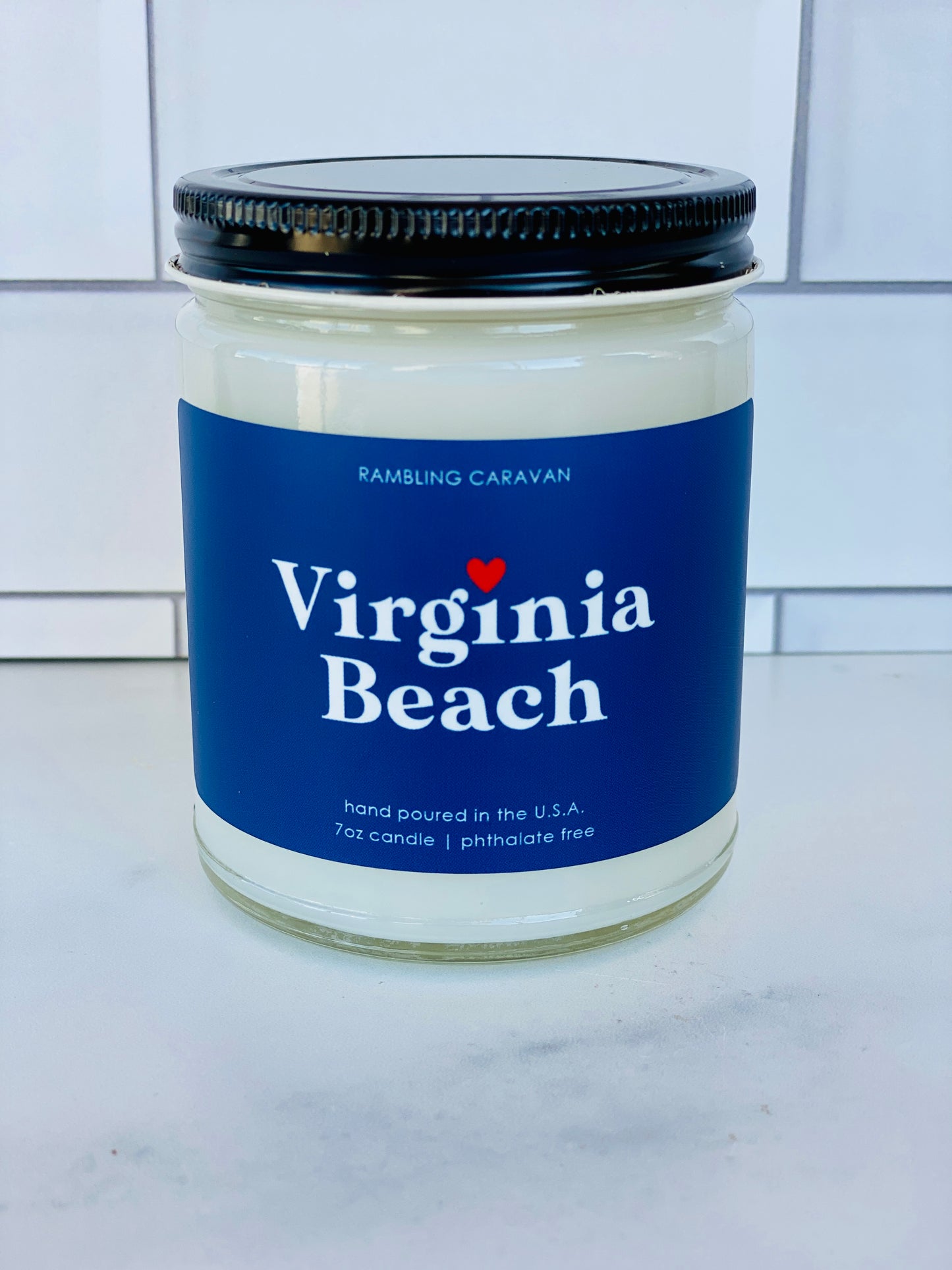 Virginia Beach, VA (modern) Candle