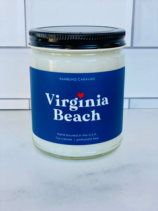 Virginia Beach, VA (modern) Candle