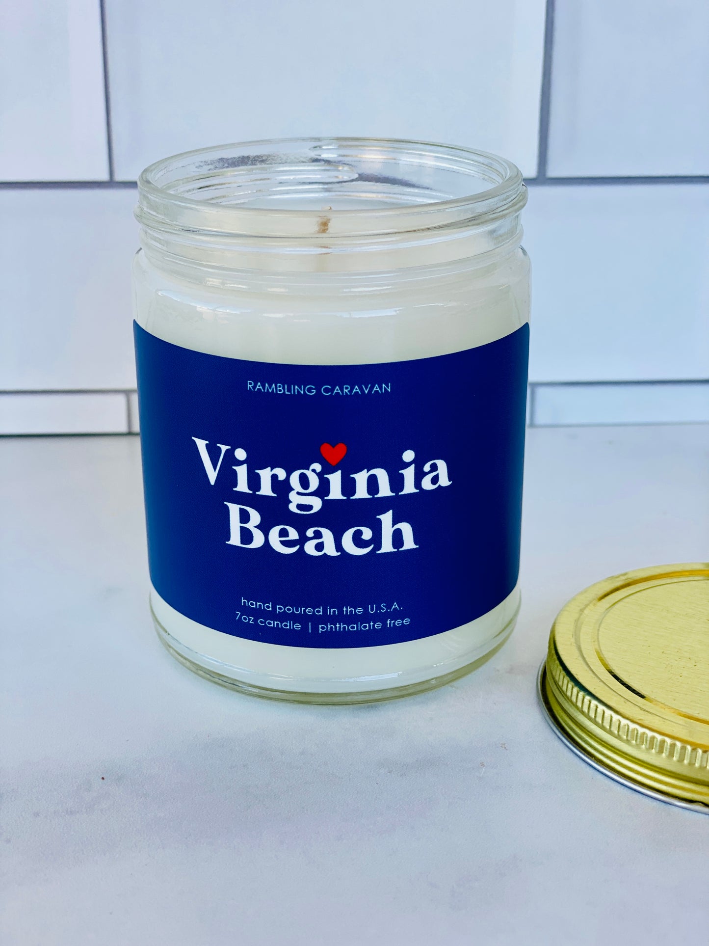 Virginia Beach, VA (modern) Candle