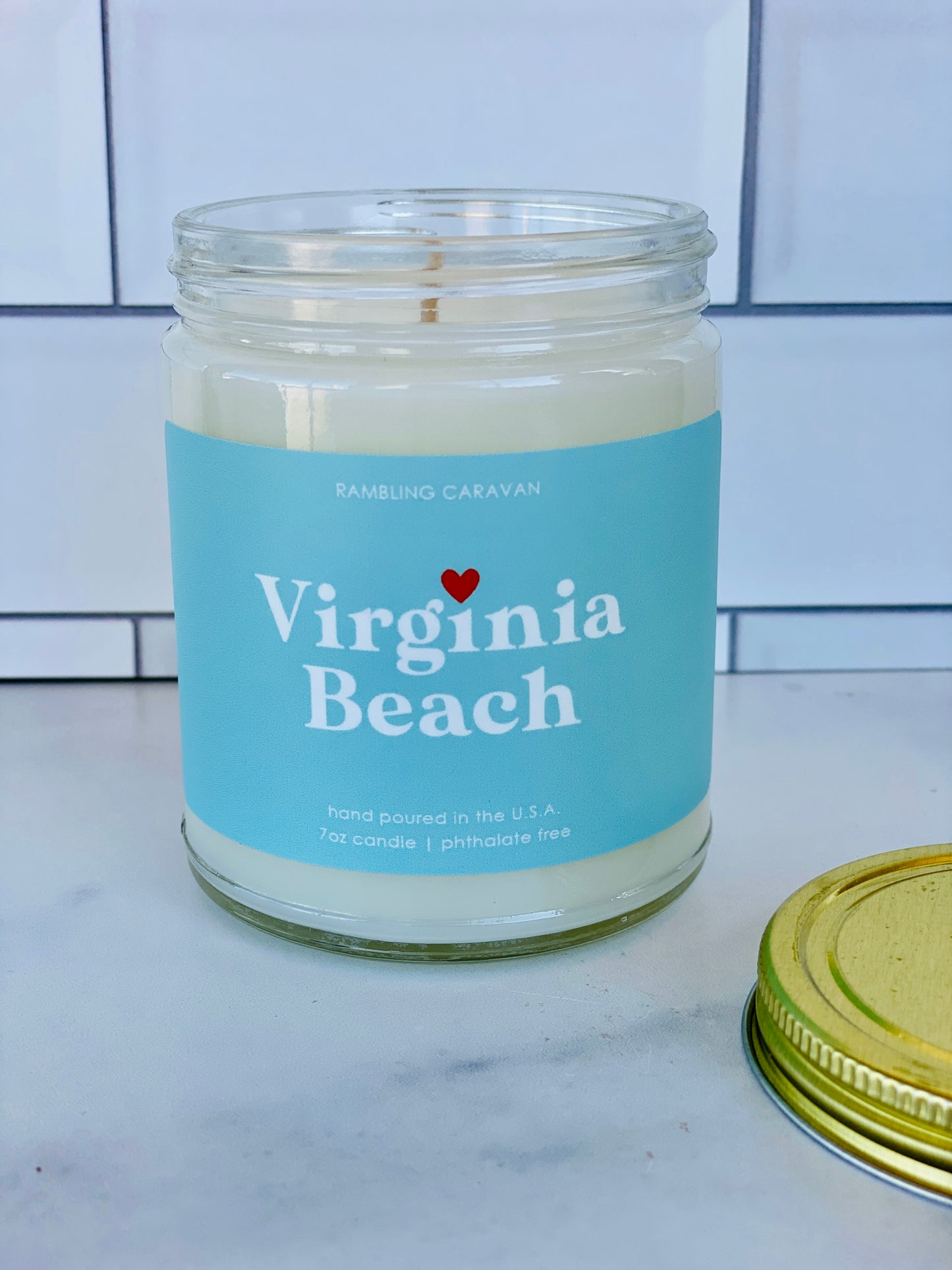 Virginia Beach, VA (modern) Candle