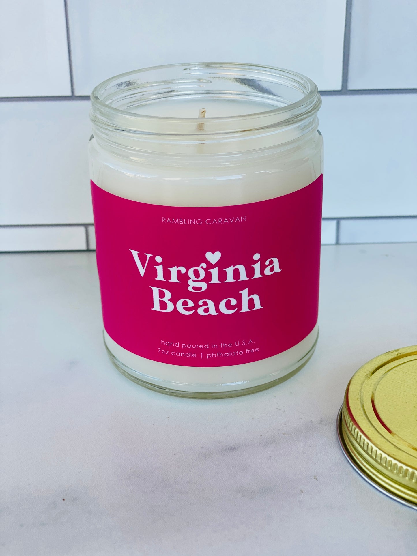 Virginia Beach, VA (modern) Candle
