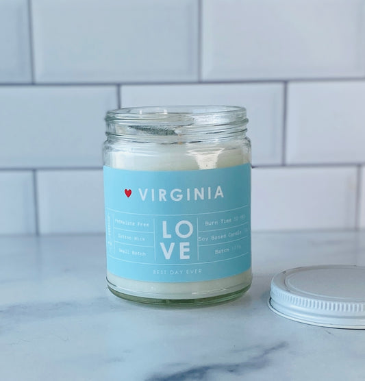 Virginia (LOVE) Candle