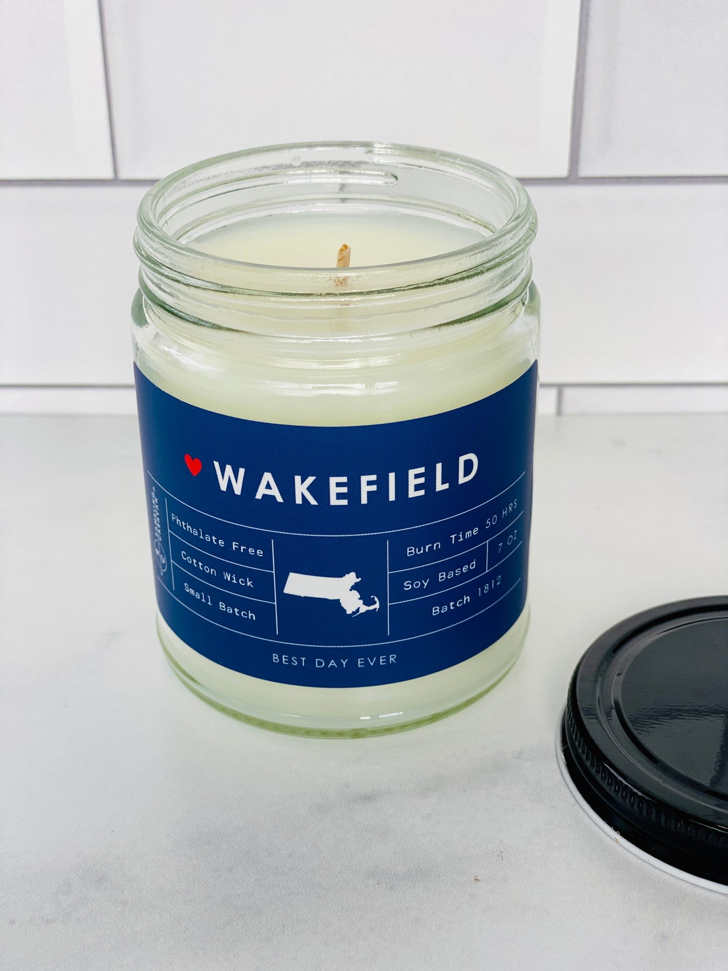 Wakefield, MA Candle