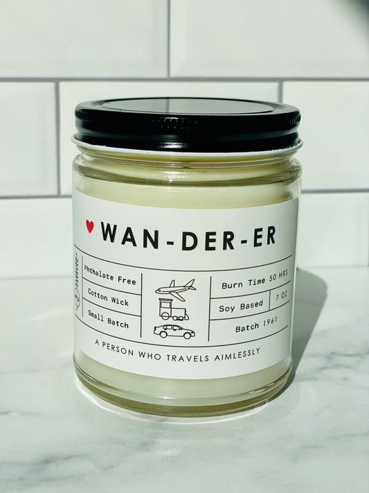 Wan-Der-Er Candle