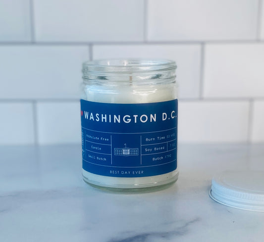 Washington DC Candle