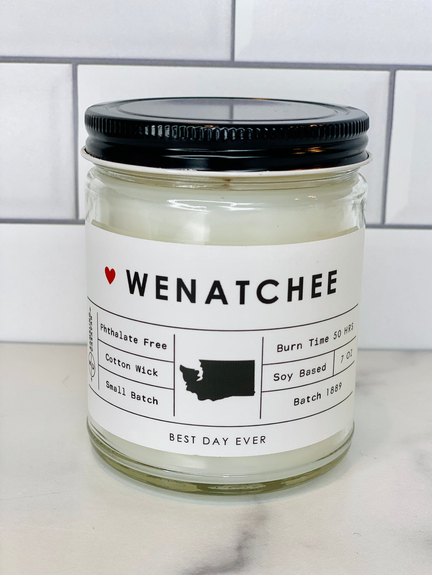 Wenatchee, WA Candle