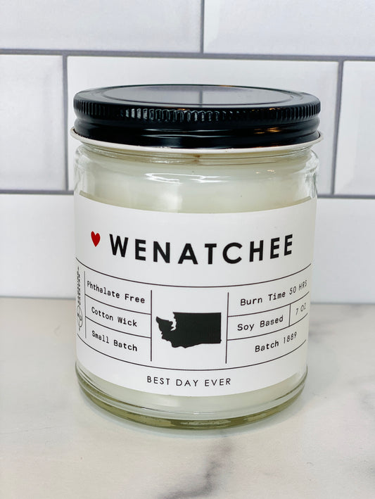 Wenatchee, WA Candle