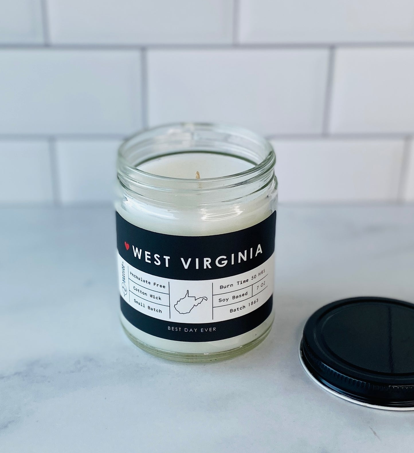West Virginia Candle