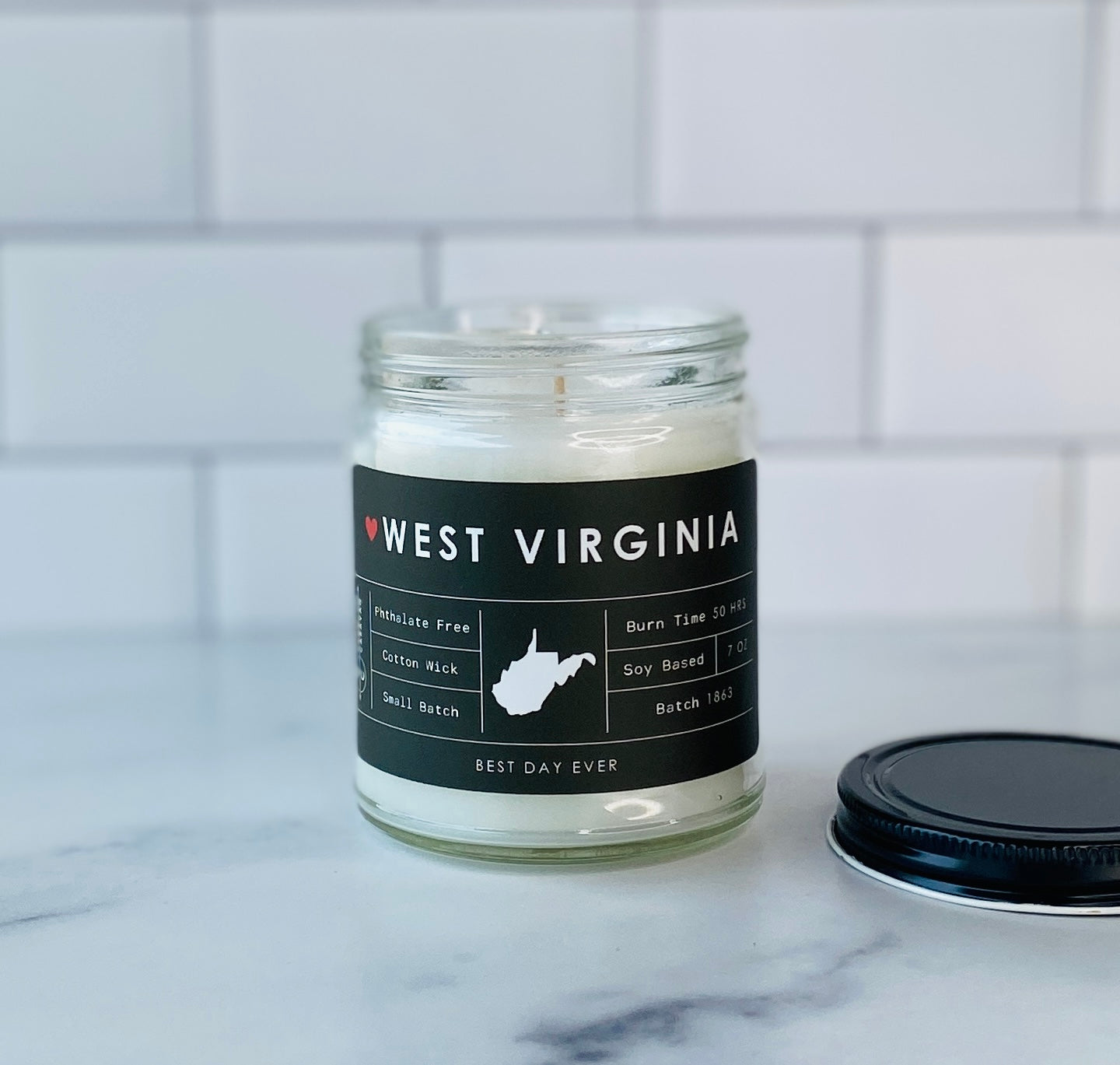 West Virginia Candle